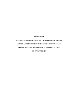 agreement between the government of the republic of france and the