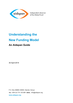 Understanding the New Funding Model