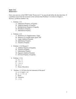 Math 1312 Homework 3 Enter your answers in the EMCF titled