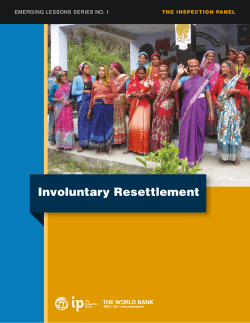 Involuntary Resettlement
