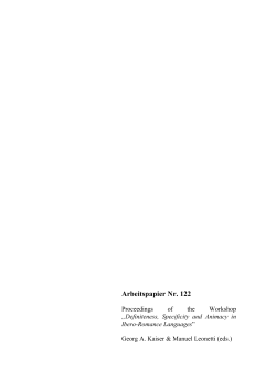 Arbeitspapier Nr. 122 - KOPS Konstanz