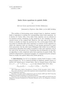 Index form equations in quintic fields