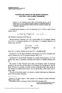 At) = <p(t), te F - Semantic Scholar