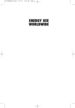 energy use worldwide - BFID Library catalog