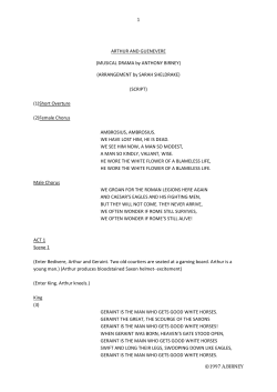 Arthur and Guinevere &ndash; full script