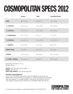 Cosmopolitan Specs 2012 - Cosmopolitan Media Kit