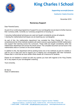 pdf - King Charles I School