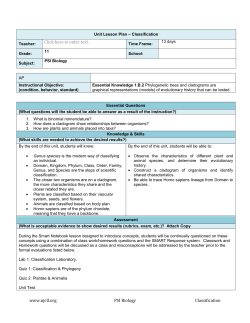 Unit Lesson Plan &ndash; Atomic Structure