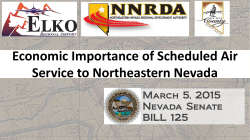 Economic Importance of Scheduled Air