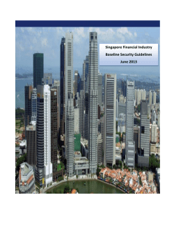 Singapore Financial Industry Baseline Security Guidelines June 2013
