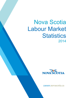 Nova Scotia Labour Market Statistics