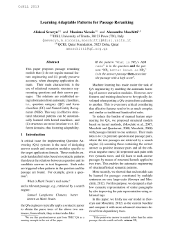 Learning Adaptable Patterns for Passage Reranking