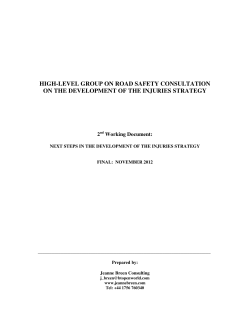 Next steps-working document - European Commission