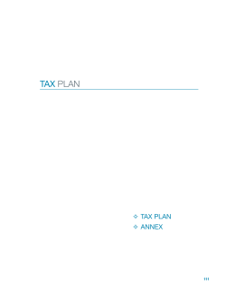 Tax Plan - Alberta Treasury Board and Finance
