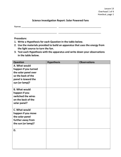 Overheads/Student Handouts 1-4