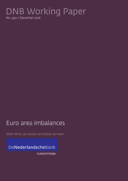 Euro area imbalances