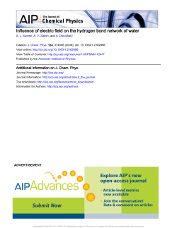 Influence of electric field on the hydrogen bond network of water