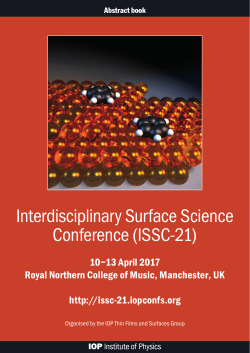 Abstract Book - ISSC-21
