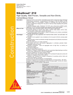 SikaGrout&reg; 212