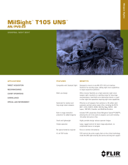 MilSightTM T105 UNSTM