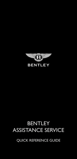 BENTLEY ASSISTANCE SERVICE