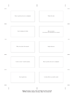 Oblique Strategies &copy; 1975, 1978, 1979 Brian Eno/Peter Schmidt