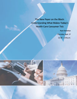 The New Payer on the Block - Minnesota Hospital Association