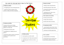 Terrible Tudors - King`s Park Academy