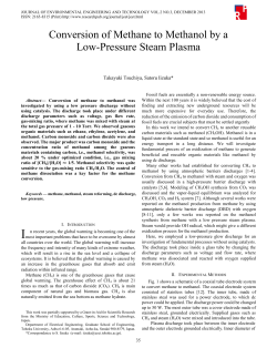 Conversion of Methane to Methanol by a Low