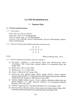 1,2,3-Trichloropropane - IARC Monographs on the Evaluation of