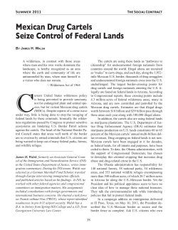 Mexican Drug Cartels Seize Control of Federal Lands