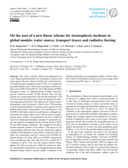 On the uses of a new linear scheme for stratospheric methane in