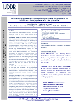 Sulbactomax prevents antimicrobial resistance development by