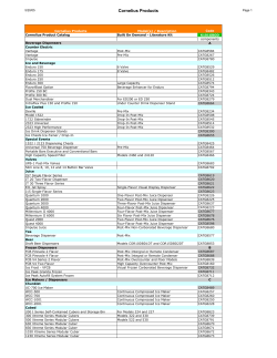 Cornelius Document list