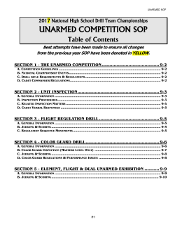 NHSDTC Unarmed Division SOP - Sports Network International
