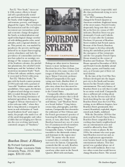 Bourbon Street: A History