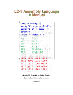 LC3 Manual - Georgetown University
