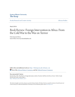 Book Review: Foreign Intervention in Africa: From the Cold War to