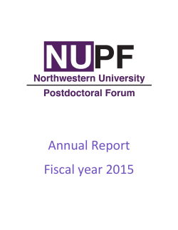 Annual Reports - Search NUPF.org