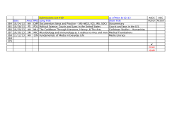 Cognate List 20 - University of Miami College of Arts and Sciences