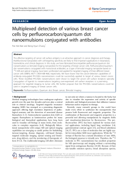 Multiplexed detection of various breast cancer cells by