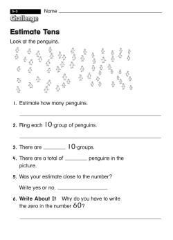 Unit 5-3 Estimate Tens