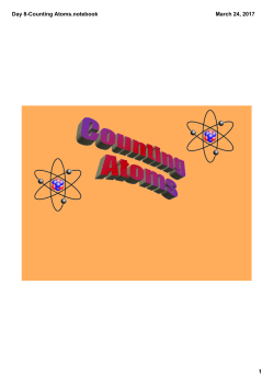Day 8-Counting Atoms.notebook