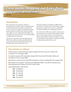 Cross-border Shopping and Sales Taxes