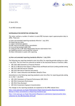 Letter to assist Super industry with reporting 20160321