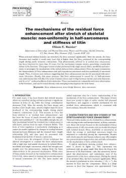 The mechanisms of the residual force enhancement after stretch of