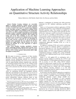 Mueller, R., Selic, D., Dawson, E., Meiler, J. Application of Machine