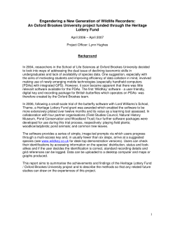 Engendering a New Generation of Wildlife