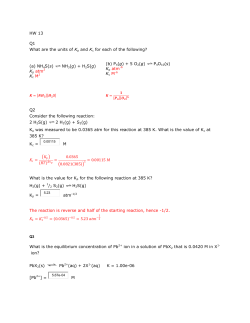 Homework 13 Solutions