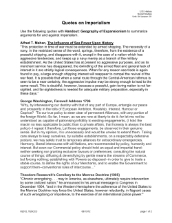 Quotes on Imperialism